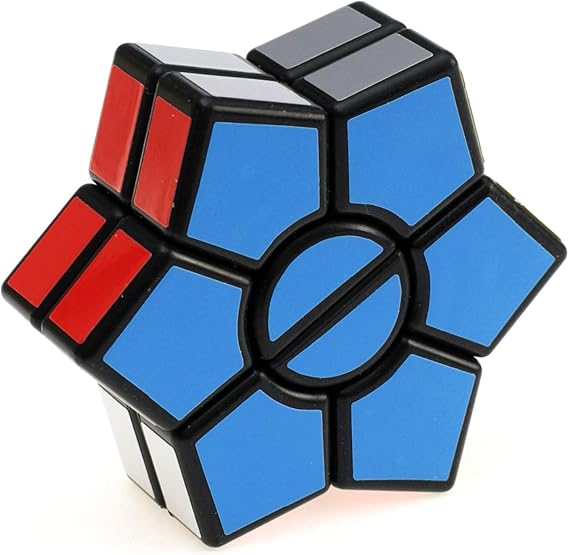 2-Layered Hexagon SQ Cube Creative Magic Cube Smooth Puzzle Cube Sticker