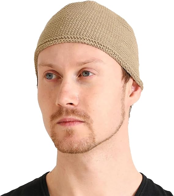 CHARM Kufi Hat Mens Beanie - Cap for Men Cotton Hand Made 2 Sizes by Casualbox