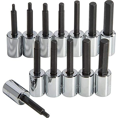 Proto-J4902A Socket Bit Set, 3/8 in. Dr, 13 Piece, Hex