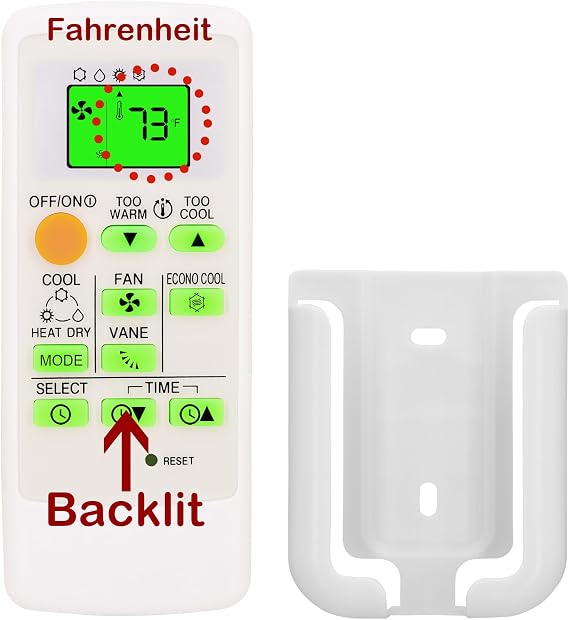 Replacement for Mitsubishi Electric Air Conditioner Remote Control MS16A