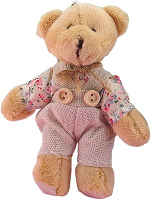 HANABASS Adorable Bear Plush Pendant Hanging Chain Cute Bag Decor for Boys and Girls for Parties Birthdays and Holidays Soft and Comfortable Material Random Style