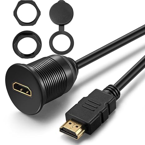 HDMI Panel Flush Mount Cable - 1 Meter 3ft