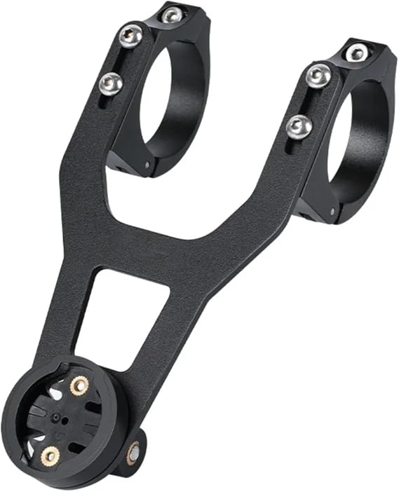 Out-Front Bike Mount - Bicycle Computer Mount - for Bryton for Cateye Compatible - Black