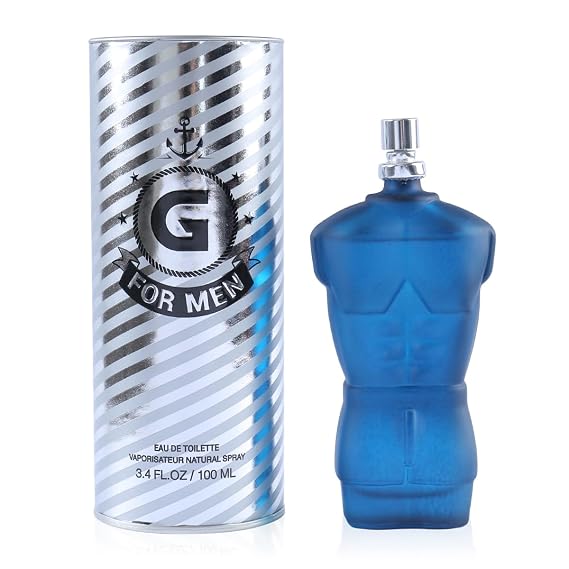 G For Men Spray Cologne Eau De Toilette for Men Fresh Spicy Vanilla Masculine Scent 100ml/3.4 fl oz