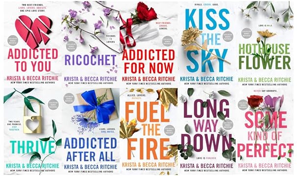 ADDICTED Series by Krista & Becca Ritchie Complete 10 Book Set