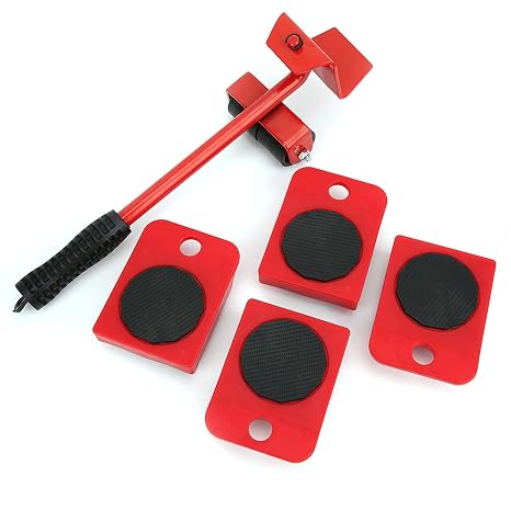 Heavy Moving Tool,Thicken Rolling Wheels,Ergonomic Handle Design,Transport hifter Mover with mall IZE