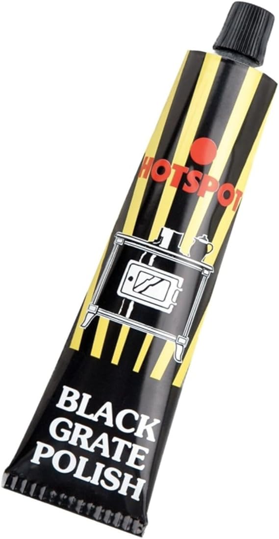 Hotspot Black Grate Polish, Easy-to-Apply, Long-Lasting Protection, Rust Prevention, Perfect For Fireplace Grates, Stove Grates, Barbecue Grills, Deep Black Finish, Heat-Resistant, 75ml