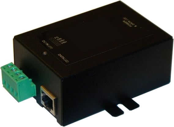 Tycon Systems TP-DCDC-1248GD-M 48V DC Out 17W DC to DC Converter and POE Inserter - Gigabit44; Metal Enclosure