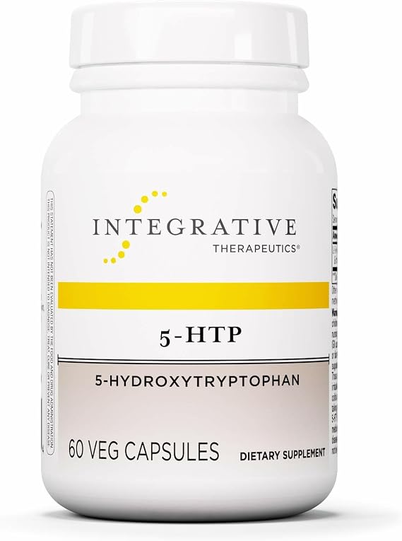 Integrative Therapeutics 5-HTP - Supplement that Supports a Healthy Outlook & Restful Sleep* - Vegan, Dairy-Free & Gluten-Free - 60 Capsules (60 Servings)