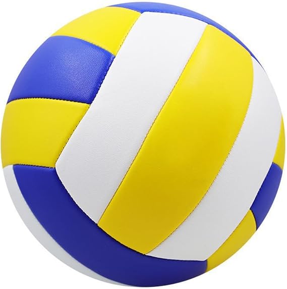 Official Size 5 Volleyball With Soft PVC And Rubber Construction, Machine Stitched For Enhanced Durability, Comfortable Soft Touch For Beginners, Youth And