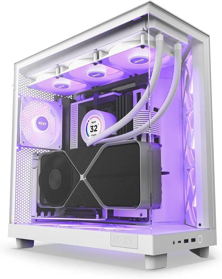 NZXT H6 Flow RGB White Enclosure