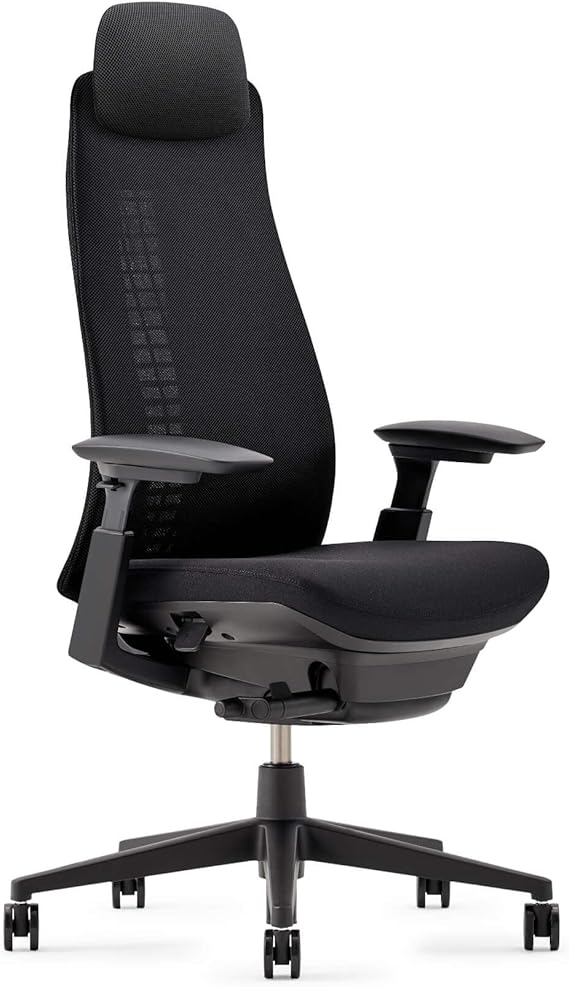 Haworth Fern Executive Office Chair, Home Office Desk Chair, Coal