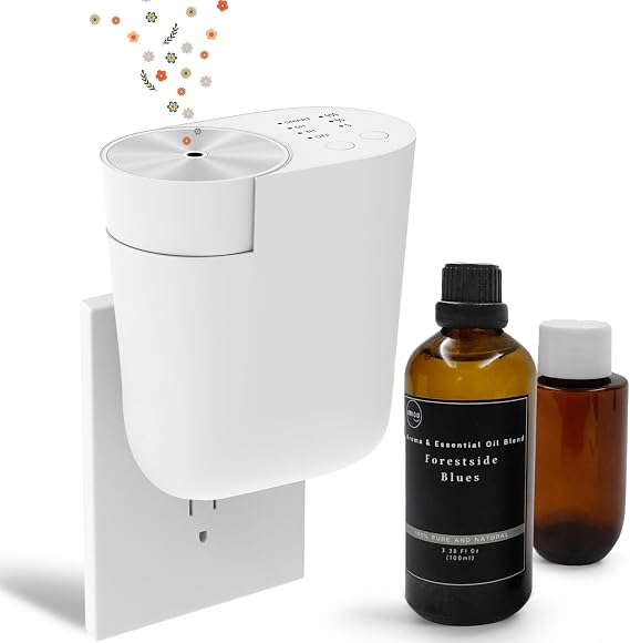 Waterless Plug-in Wall Scent Diffuser Starter Kit for Large Room