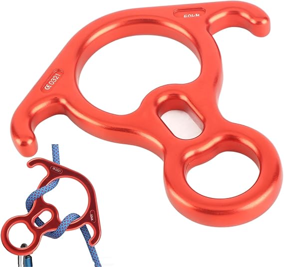 Figure 8 Abseiling Device Figure 8 Rope Descending Device Abseiling Ring Rope Descending Device for Outdoor Activities