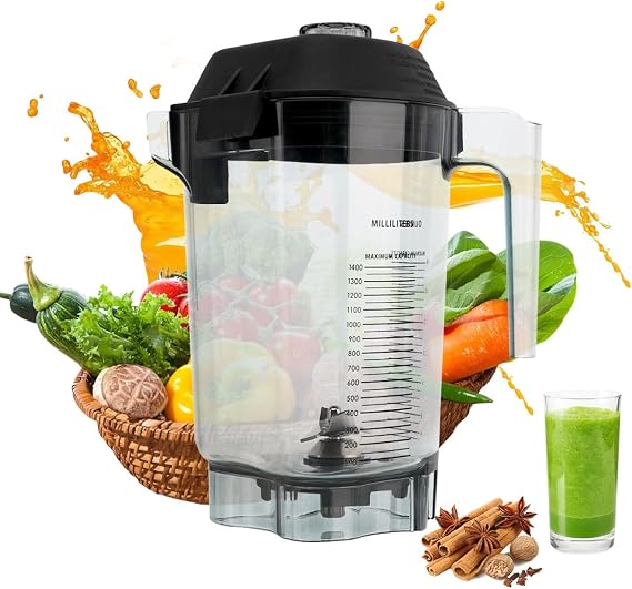 48 oz Commercial Blender Container Replacement for The Quiet One, Blending Station Advance, Drink Machine Advance and Touch & Go Advance, Replaces 15978