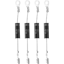 4pcs High Voltage Rectifier Diode - Microwave Oven Home Cooking Appliance Part - Easy-to-Install Replacement Diode Rectifier Compatible with Microwave