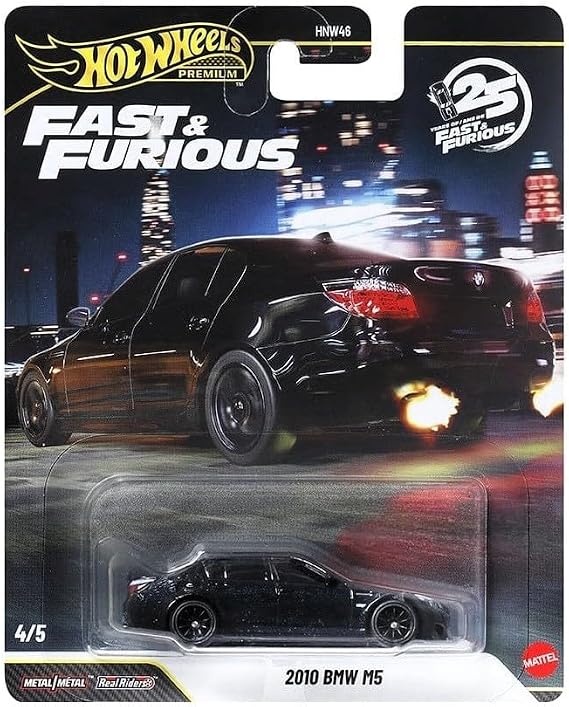 HOT WHEELS Premium Series 25.Yıl Özel Fast & Furious 2010 BMW M5 HNW46 - JHW62