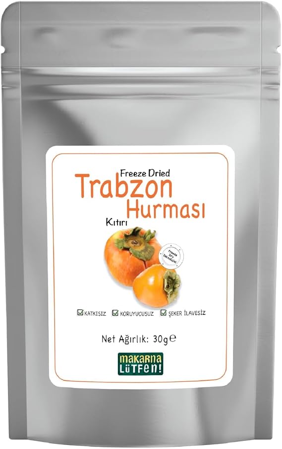pasta please! Persimmon Dried Fruit Chips Freeze Dried Fruit Crispy (30 g)