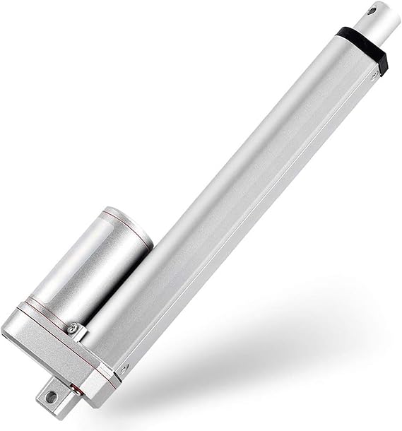 Linear Actuator Motor DC 12V/24V Heavy Duty Stroke 50-900mm Low Noise IP65 Waterproof for Auto Car RV Opener Lift Tables Equipment Vessels Medical(Size:400mm-10mm/s-1000N(100kG),Color:12V)