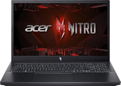 acer Nitro V 15 2024 Gaming Laptop 15.6 FHD IPS 144Hz 10-Core Intel i7-13620H 32GB DDR5 4TB SSD NVIDIA GeForce RTX 4050 6GB GDDR6 Thunderbolt 4 Wi-Fi 6 Backlit Keyboard Win11 Home wONT 32GB USB