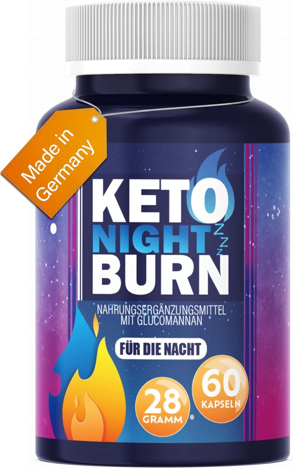 Enolenia Keto Night Burn Metabolism Extreme – Fast & Finally Capsules with High-Quality Natural Ingredients for Women and Men for the Night