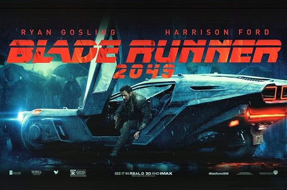 Blade Runner 2049 Ryan Gosling Harrison Ford Movie Poster 24in x 36in