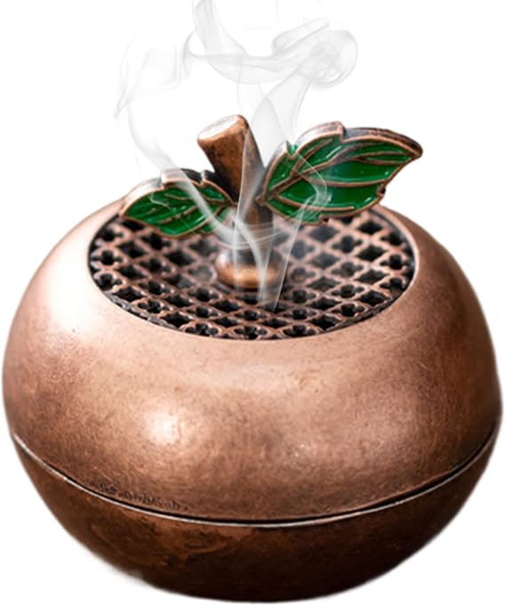 Incense Holder for Cones | Incense Burner with New Chinese Design | Aromatherapy Box Fragrance Diffusion Air Purification Ornament for Home Bathroom Meditation Yoga Garden