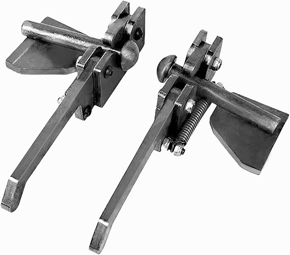 Tailgate Locks Set: 2 Left + 2 Right, Steel Latch Assembly Tailgate Latch Fit Dump Trucks, Tractor Beds, Metal Dump Body Trucks, Large Vehicles, Weld-On Design