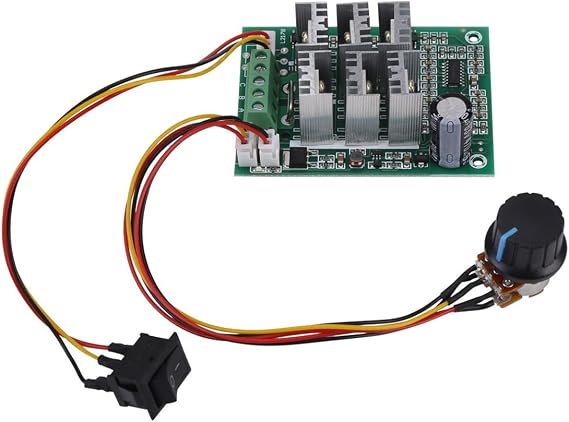 DC 5 V-36 V 15 A 3-Phasen-Drehzahlregler für bürstenlosen Motor Motorsteuerplatine CW CCW Umkehrschalter Motortreiber-Steuerreglermodul