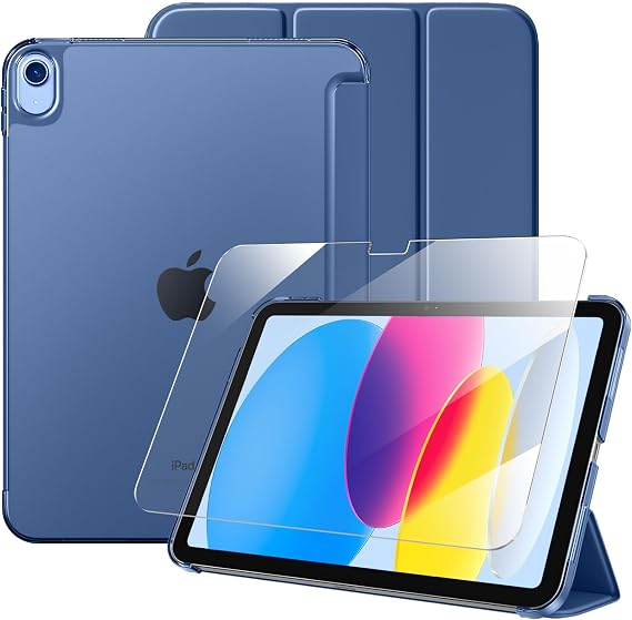 drivego Case for iPad A16 11th 10th Generation 2025/2022 & Screen Protector