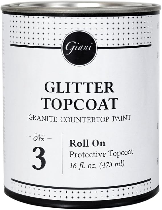 Giani Granite Paint Glitter Top Coat Step 3