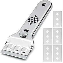 Oven Cleaning Kit with 5 Replacement Attachments, Suitable for Kitchen Cleaning, Hob Scraper, Vanquish Oven Cleaner, glass scraper for oven door