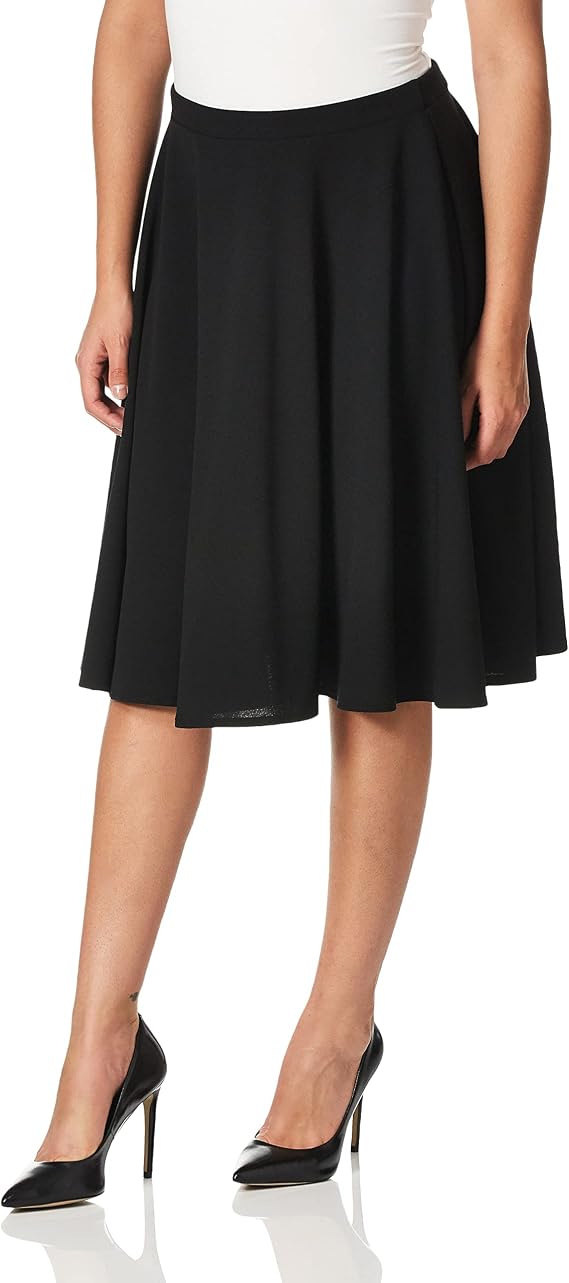 Star Vixen Women's Knee Length Full Skater Skirt