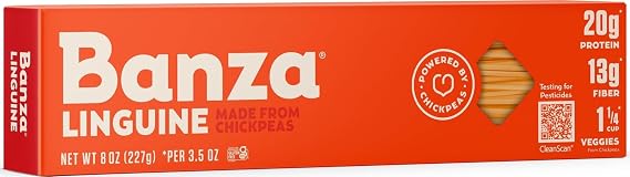 BANZA Pasta Angel Hair Chickpea, 8 OZ