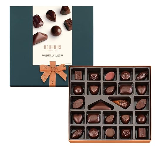 Neuhaus Belgian Chocolate Classic Discovery Collection All Dark Chocolates 24 Timeless Neuhaus Intense Dark Coated Chocolate Pralines Gourmet Chocolate Gift