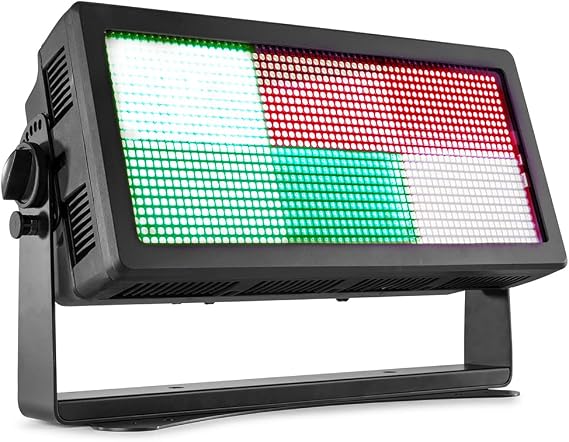 BeamZ Professional BS1500 RGBW LED Architectural Lighting, IP65 Waterproof Outdoor Strobe Light, Blinder & Floodlight Fixture, DMX Colour Mixing [Energy Class A]