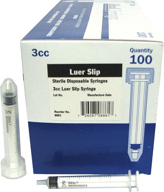 Syringe 3cc Without Needle (Ideal) 100 Box LL
