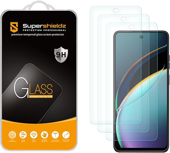 Supershieldz (3 Pack) Designed for Motorola Moto G 5G (2024) Tempered Glass Screen Protector, Anti Scratch, Bubble Free