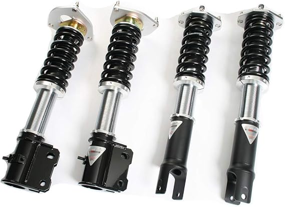 Emotion Coilover Suspension 24-Level Fully Adjustable High Performance Kit, compatible with BMW 3 Series 4 Cylinder E90/E92, 2006-2011 (set of 4)