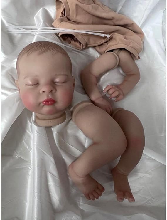 19’’ Lifelike-DIY Doll Kits Simulation Reborns Toy Adults Kids Great Gift Assembly Educational Doll Painting Reborns Making Soft Kit