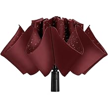 ACEIken Umbrella Reverse Close Folding Windproof Travel Umbrella - Compact and Portable for Easy Carrying with Auto Open-Close - for Men and Women