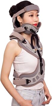 Chest and Back Posture Corrector, Head, Neck, Chest and Back Support orthosis, Adjustable Cervical and Chest Fixation Bracket, Universal Size