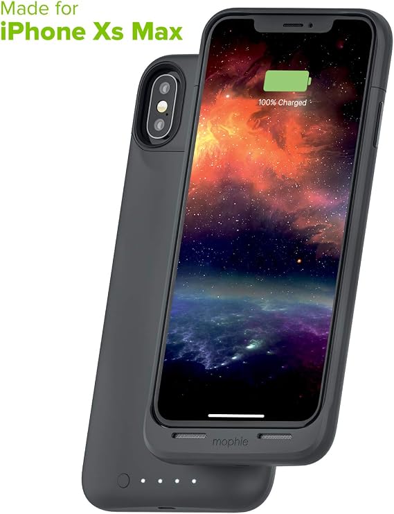 Mophie 401002411 Juice Pack Air - Wireless Charging - Protective Battery Pack Case for Apple iPhone Xs Max - Graphite