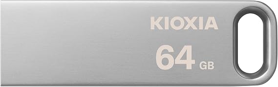 KIOXIA TransMemory U366 64GB USB Memory – USB 3.2 Gen 1, Metal