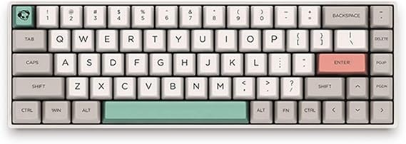 EPOMAKER 3068 9009 Retro 68-Key Tenkeyless Mechanical Keyboard with Cherry MX Switch, N-Key Rollover, PBT Keycaps, Type C Port for Gamers (Cherry Brown Switch, 3068-9009)