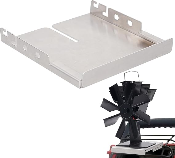 Wood Stove Fan Bracket for Heate,Heat Powered Stove Fan Mounted Accessories,for Fireplace Fan/Heated Stuff Shelf,Suitable For A Variety Of Mainstream Heaters
