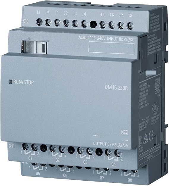 PLC Programmable Controller Logo! DM16 24R for Logo!8 PLC Expansion Module 6ED1055-1NB10-0BA2