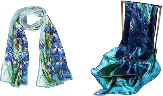 ANDANTINO 100% Pure Mulberry Silk Scarf Longn&Square(two sizes)