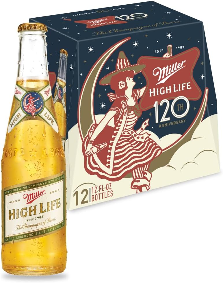 Miller High Life, 12 pk, 12 oz bottles, 4.6% ABV