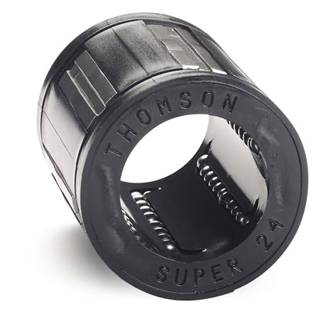 Thomson SUPER10-RP, Ball Bushing Bearing, Super, Closed, for end supported applications, self-aligning, Roll Packed; use with 0.625 in Diameter Shaft